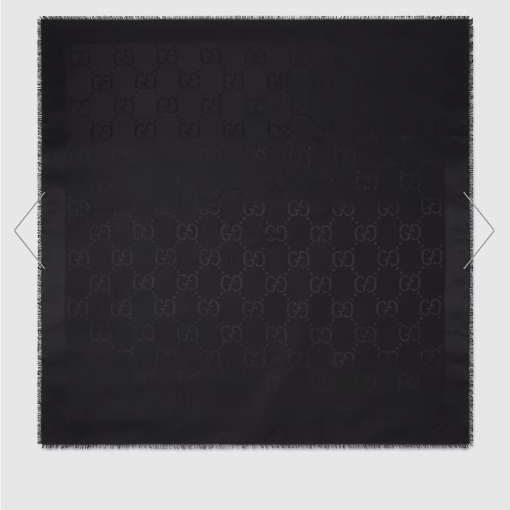 Black Gucci Scarf